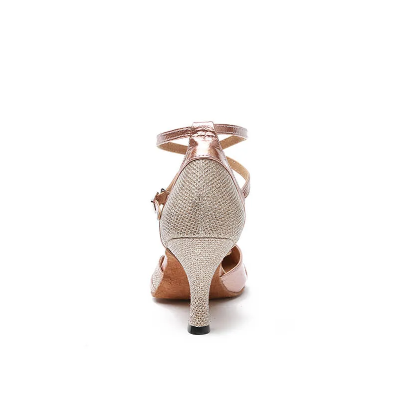 Women Glitter Soft Bottom Ballroom Modern Dance Shoes