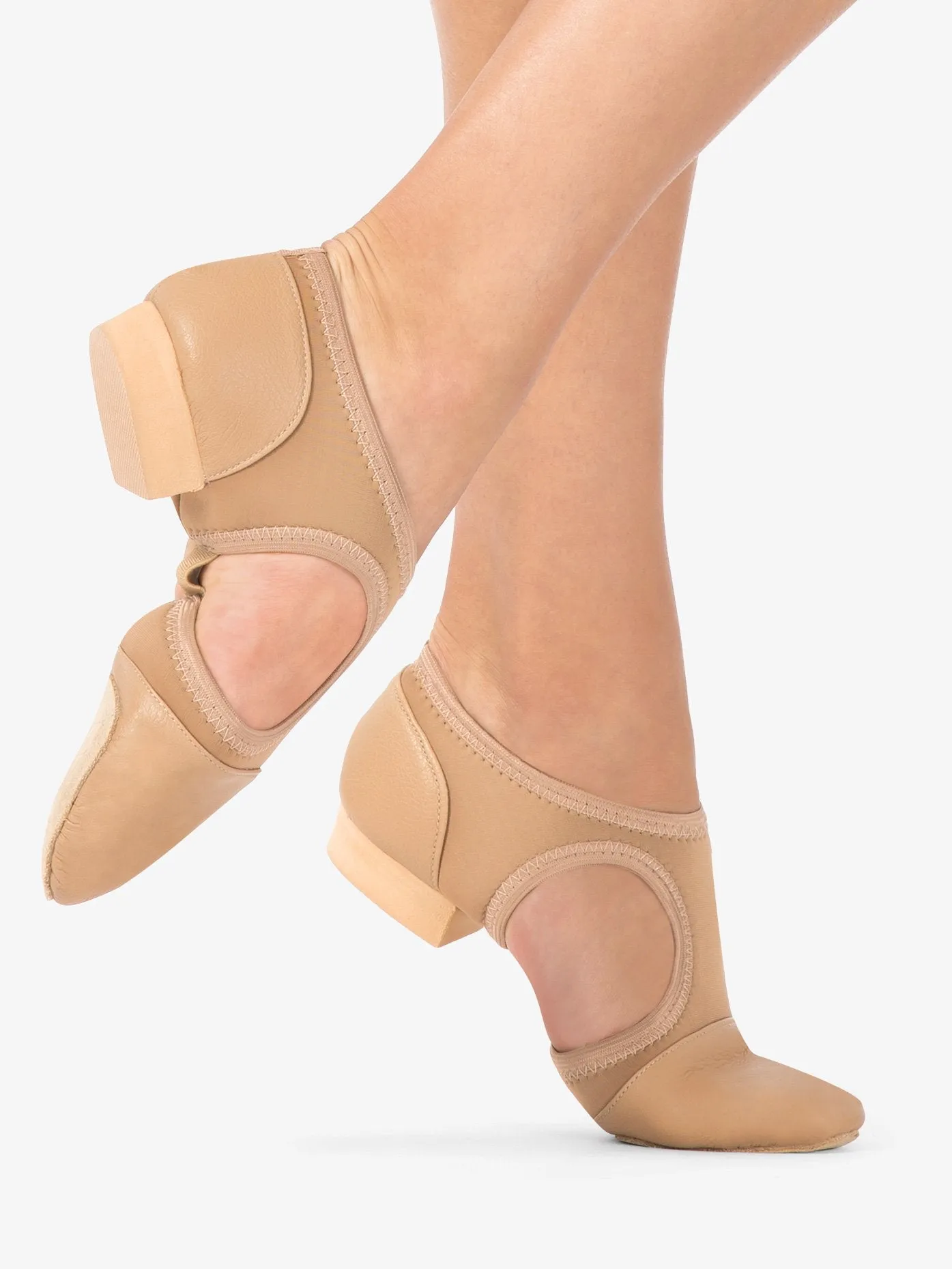 Womens Leather & Neoprene Modern Teaching Shoes
