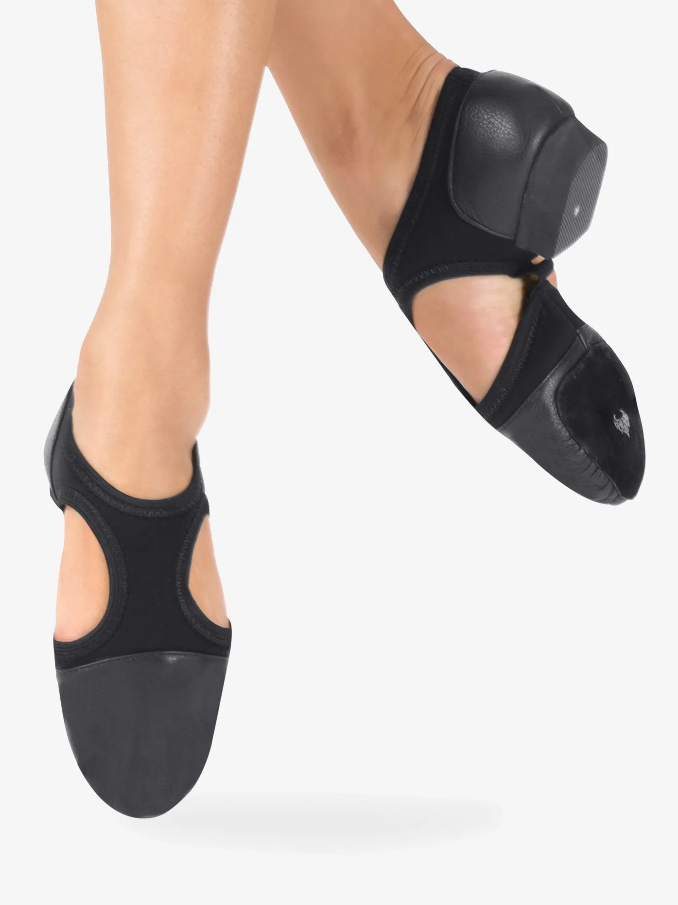 Womens Leather & Neoprene Modern Teaching Shoes