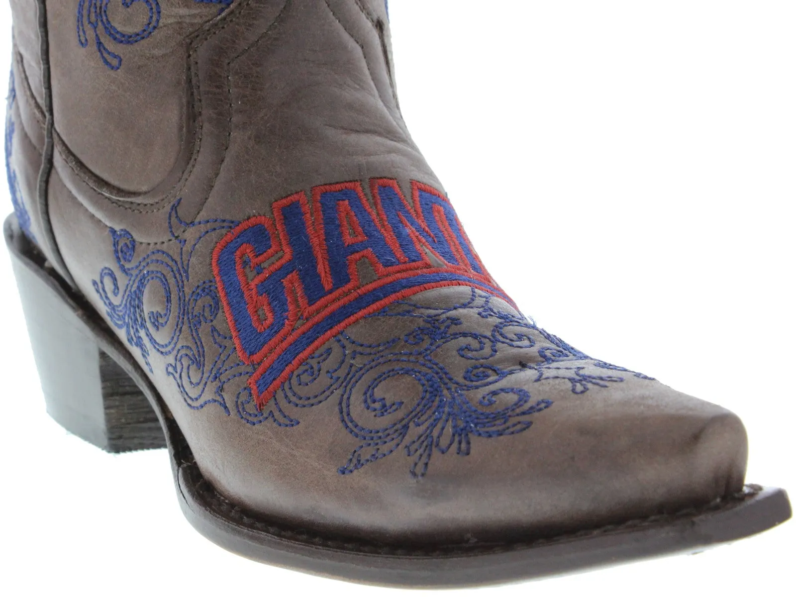 Women's New York Giants NFL Collection Leather Cowboy Boots