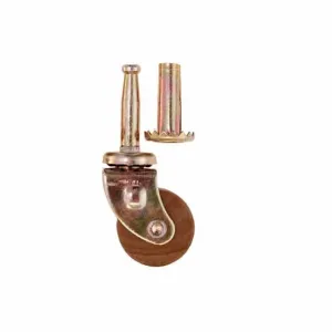 Wood Swivel Wheel Casters, 1-1/4 inch roller