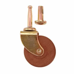 Wood Swivel Wheel Casters, 2 inch roller