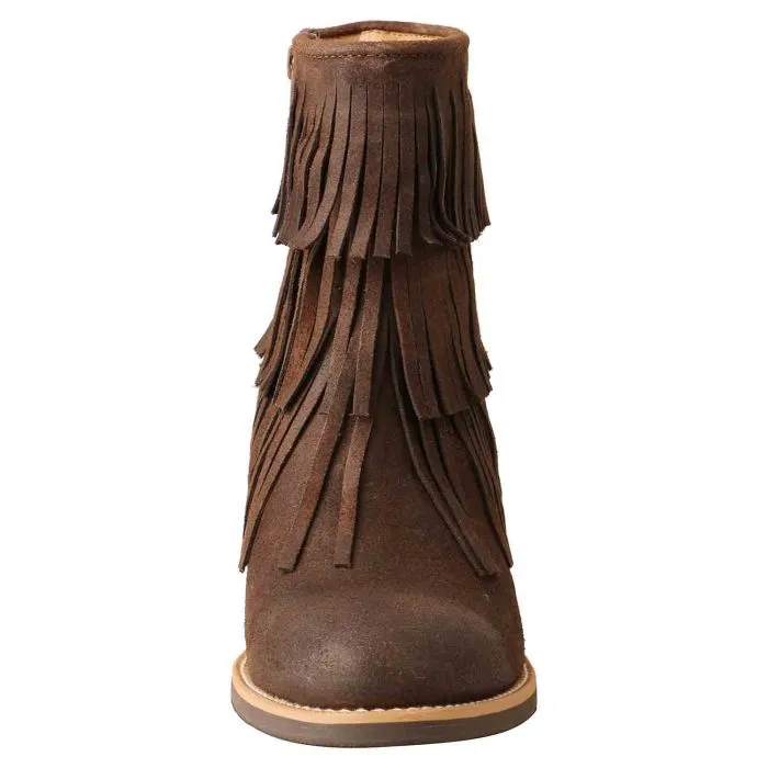 Wrangler Maverick Fringe Ankle Boots