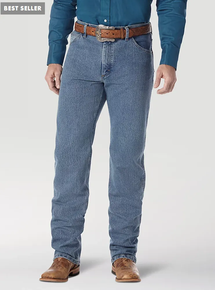 Wrangler Premium Performance Stone Bleach Men’s Jeans Style 47MACSB