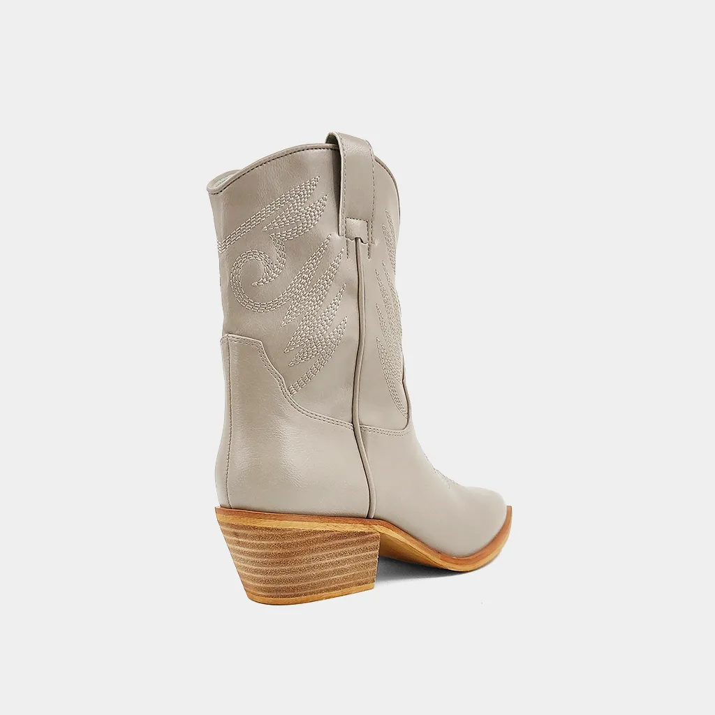 Zahara Taupe Booties